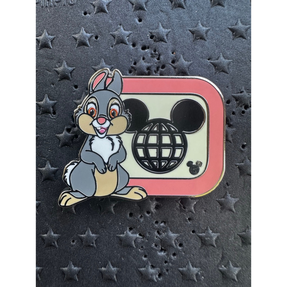 Disney Jewelry - 2025 Disney Hidden Mickey Pin Thumper D Logo Hidden Mickey Pin Bambi